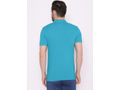 Bodyactive Solid Casual Half Sleeve Cotton Rich Pique Polo T-Shirt for Men -TS50-PEA