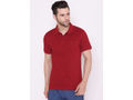 Bodyactive Solid Casual Half Sleeve Cotton Rich Pique Polo T-Shirt for Men -TS50-RUWIN