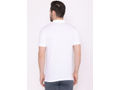 Bodyactive Solid Casual Half Sleeve Cotton Rich Pique Polo T-Shirt for Men -TS50-WHITE