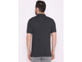 Bodyactive Solid Casual Half Sleeve Cotton Rich V neck Pique Polo T-Shirt for Men-TS52-DGRMLWI