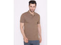 Bodyactive Solid Casual Half Sleeve Cotton Rich Pique Polo T-Shirt for Men with Chest Pocket-TS51-HBRW