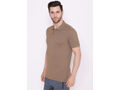 Bodyactive Solid Casual Half Sleeve Cotton Rich Pique Polo T-Shirt for Men with Chest Pocket-TS51-HBRW