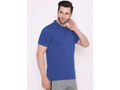 Bodyactive Solid Casual Half Sleeve Cotton Rich Pique Polo T-Shirt for Men with Chest Pocket-TS51-TRBL