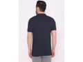 Bodyactive Solid Casual Half Sleeve Cotton Rich V neck Pique Polo T-Shirt for Men-TS52-NAV-GRY