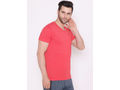 Bodyactive Modern Fit V Neck Half Sleeve T-Shirt for Men-TS60-SCAMEL