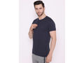 Bodyactive Half Sleeves Henley T-Shirt for Men-TS61-NAV