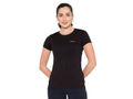 Bodyactive Women Round neck Half Sleeve Viscose T-shirt in 1pcs-TS83-BLK