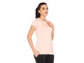 Bodyactive Women Round neck Half Sleeve Viscose T-shirt in 1pcs-TS83-PCH