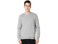 Bodyactive Men Fleece Crew Neck Grey Sweatshirt TSM111-GRML