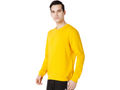 Bodyactive Men Fleece Crew Neck Yellow Sweatshirt TSM111-MUST
