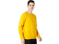 Bodyactive Men Fleece Crew Neck Yellow Sweatshirt TSM111-MUST