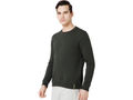 Bodyactive Men Fleece Crew Neck Green Sweatshirt TSM111-OLI