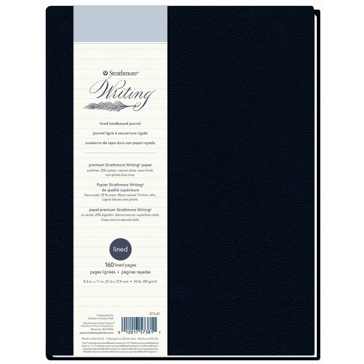 Strathmore 500 Writing Journal Natural White Art Book 8 5x11