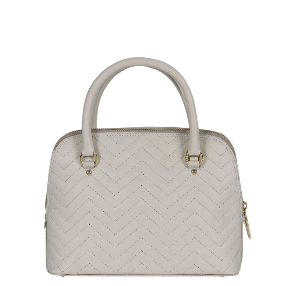 Da Milano Off White Sling Bag | Lb-4227offwhtquilting