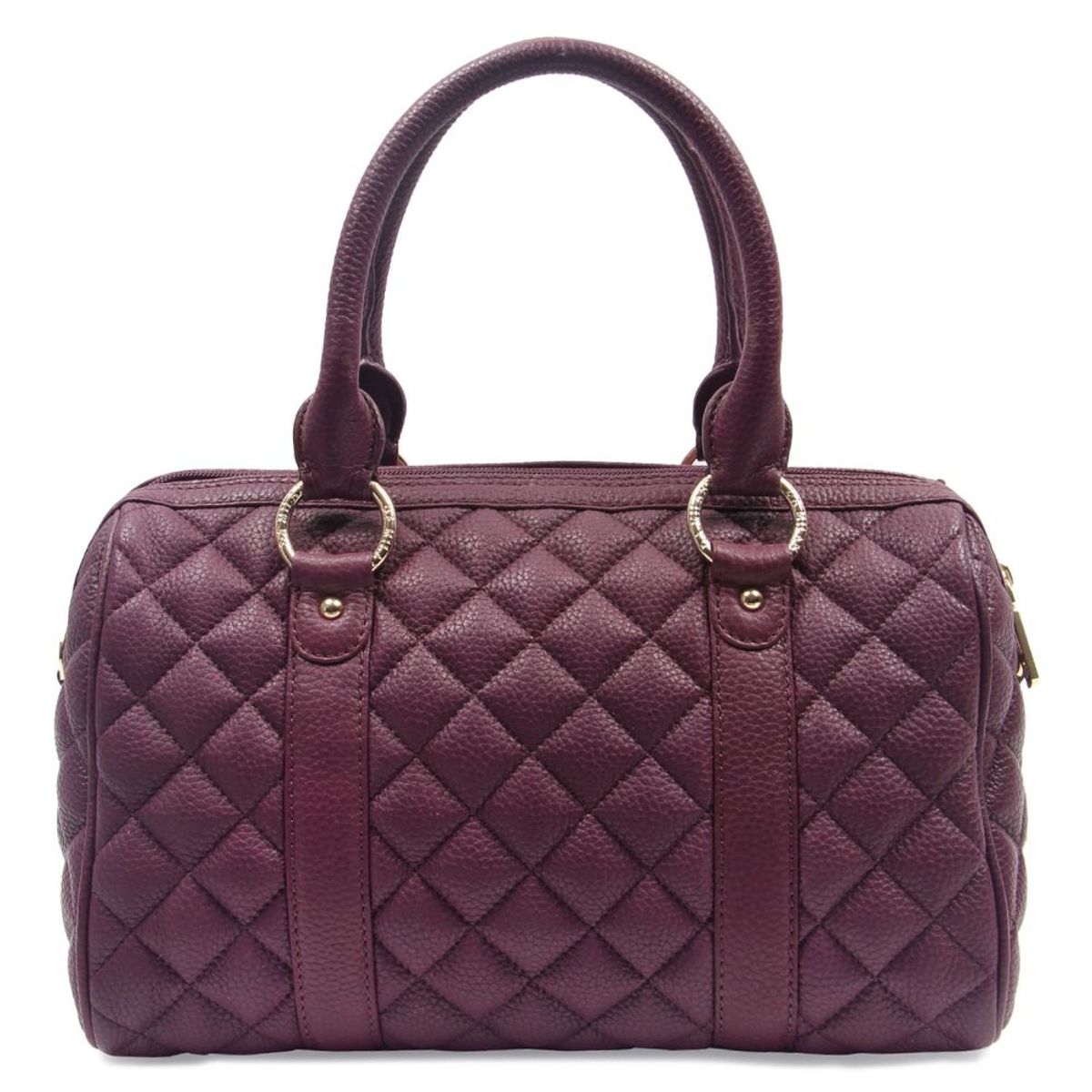 Da Milano Purple Duffle Bag | Lb-7048purplequilting