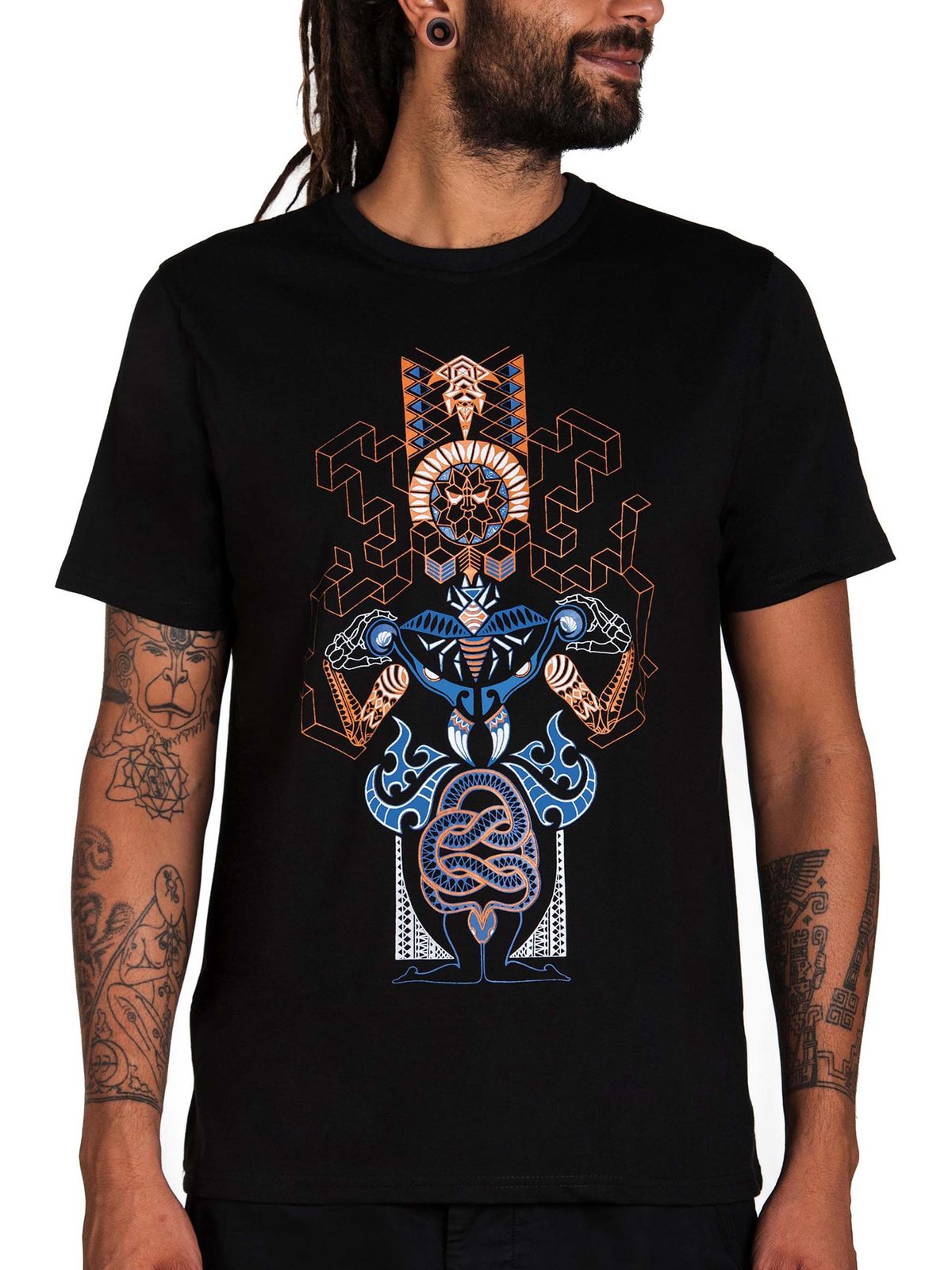 Kundalini Rising Psychedelic Art T Shirt Festival Clothing