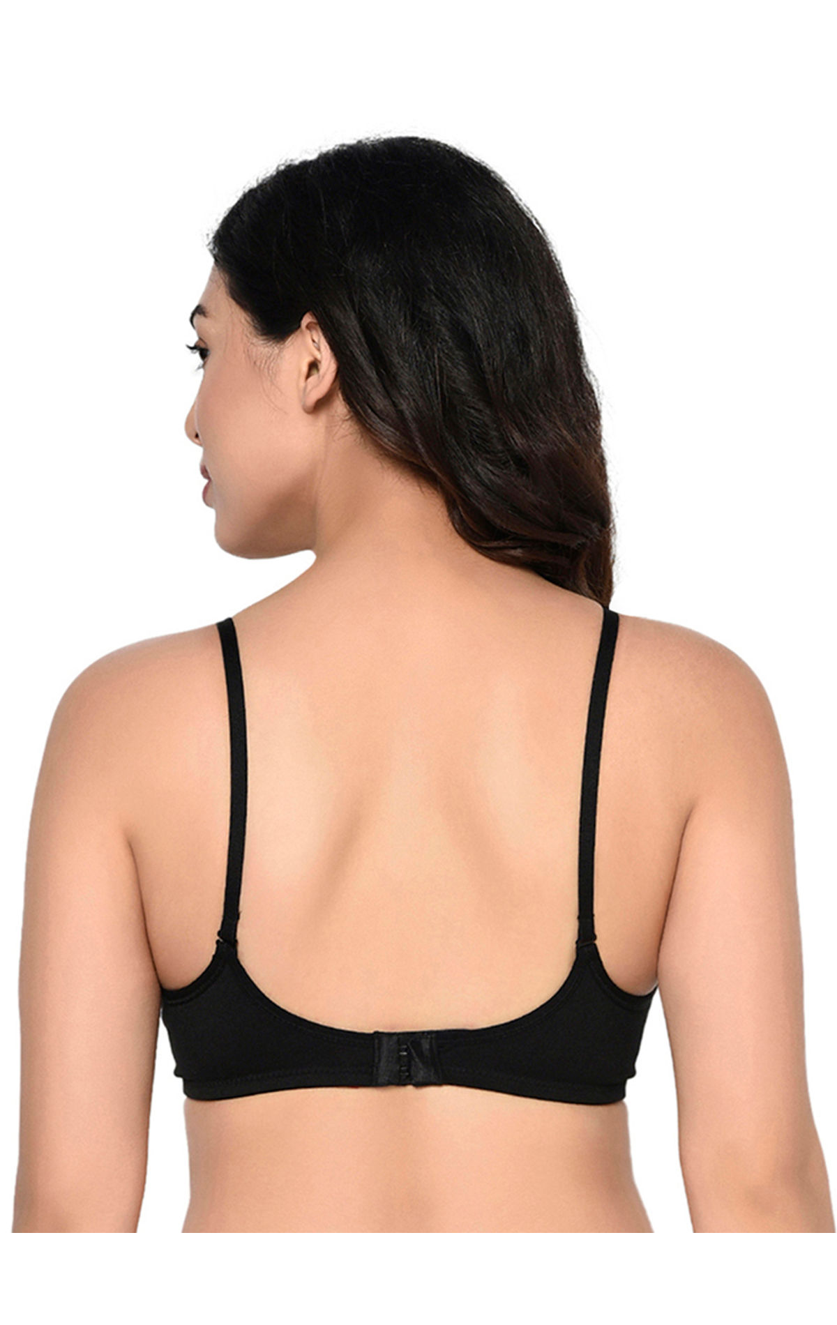 BODYCARE 1567-Dpu Cotton Full Coverage Seamed Non Padded Bra (Dark