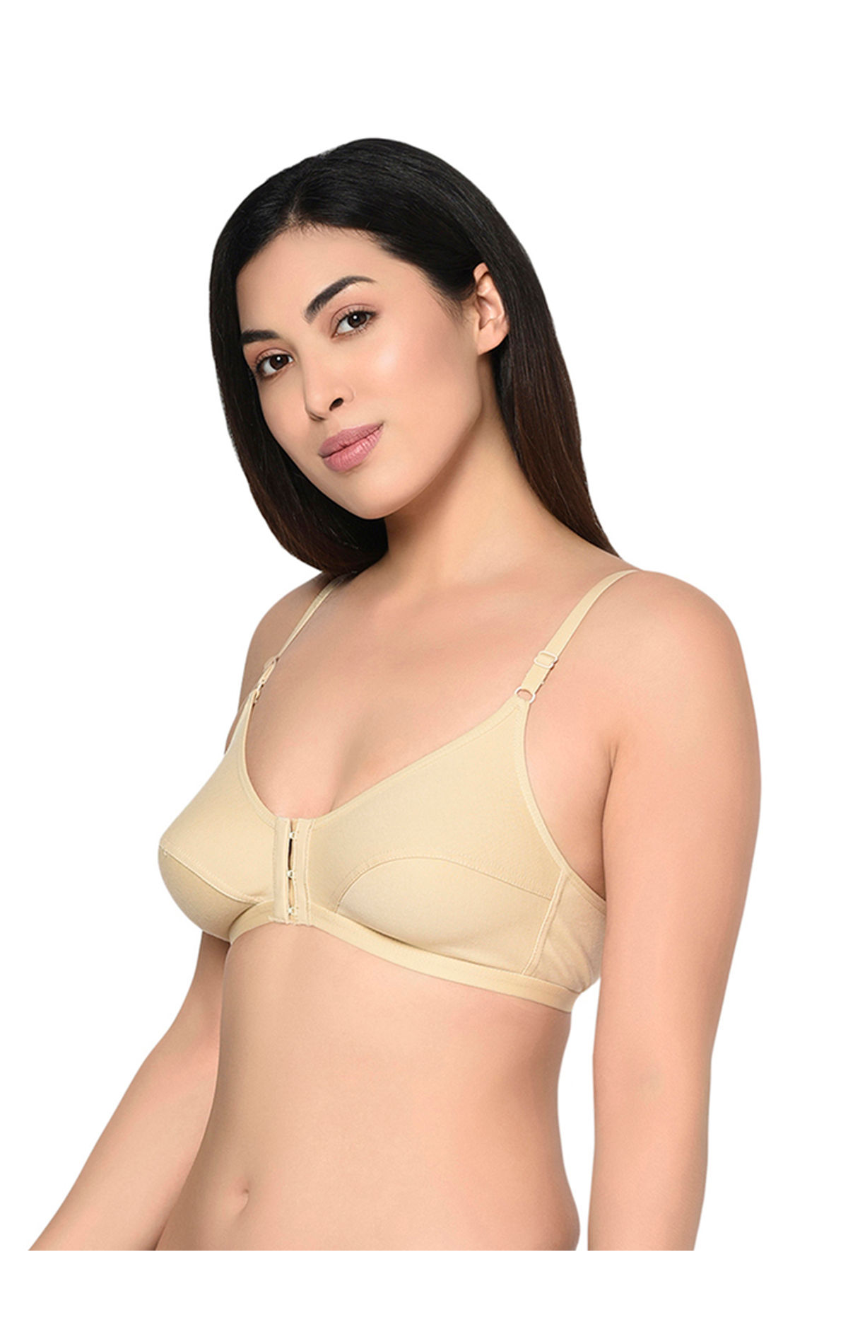 Bodycare Non Padded, Front Open Bra-1568-skin, 1568-skin