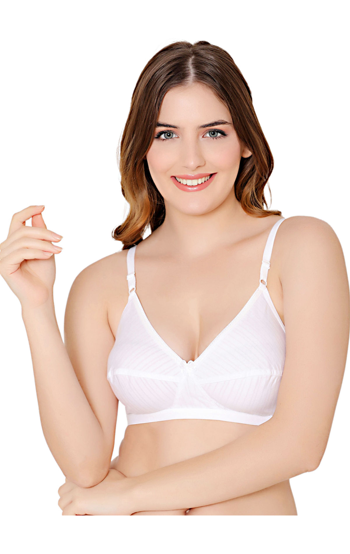 Bodycare polycotton wirefree adjustable straps comfortable non padded bra -1570W