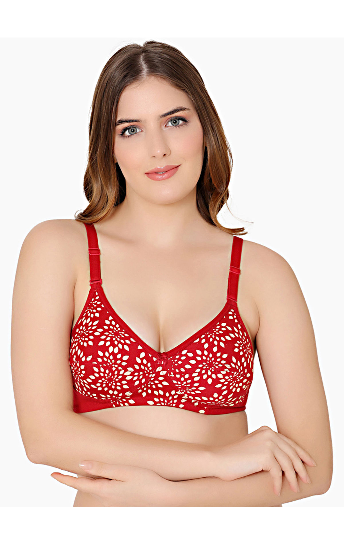 Buy Bodycare cotton wirefree adjustable straps soft cup padded bra