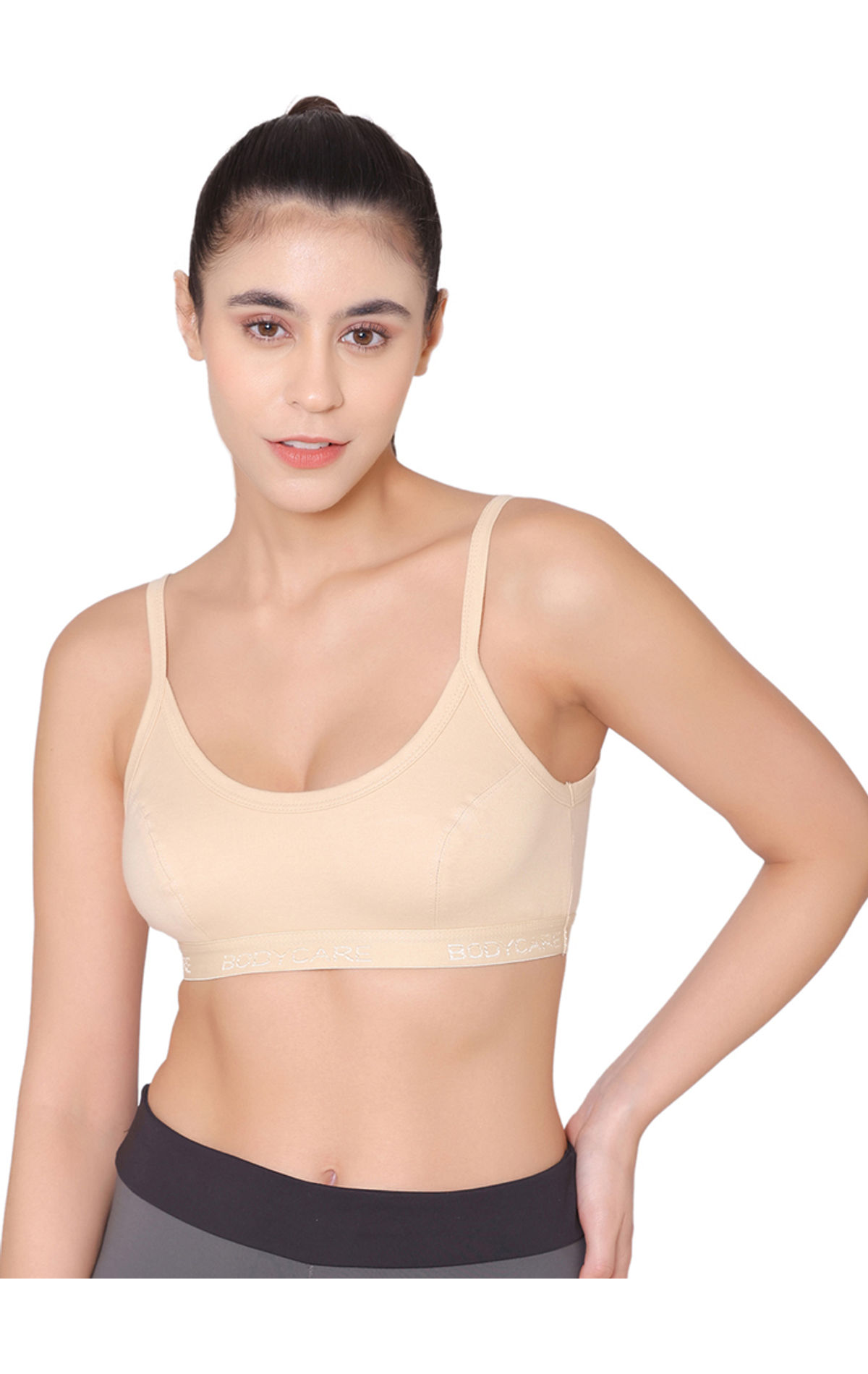 BODYCARE 6566CO Cotton, Spandex Full Coverage Push Up Sports Bra (30B,  Coral) in Varanasi at best price by Arihant Trading Company - Justdial