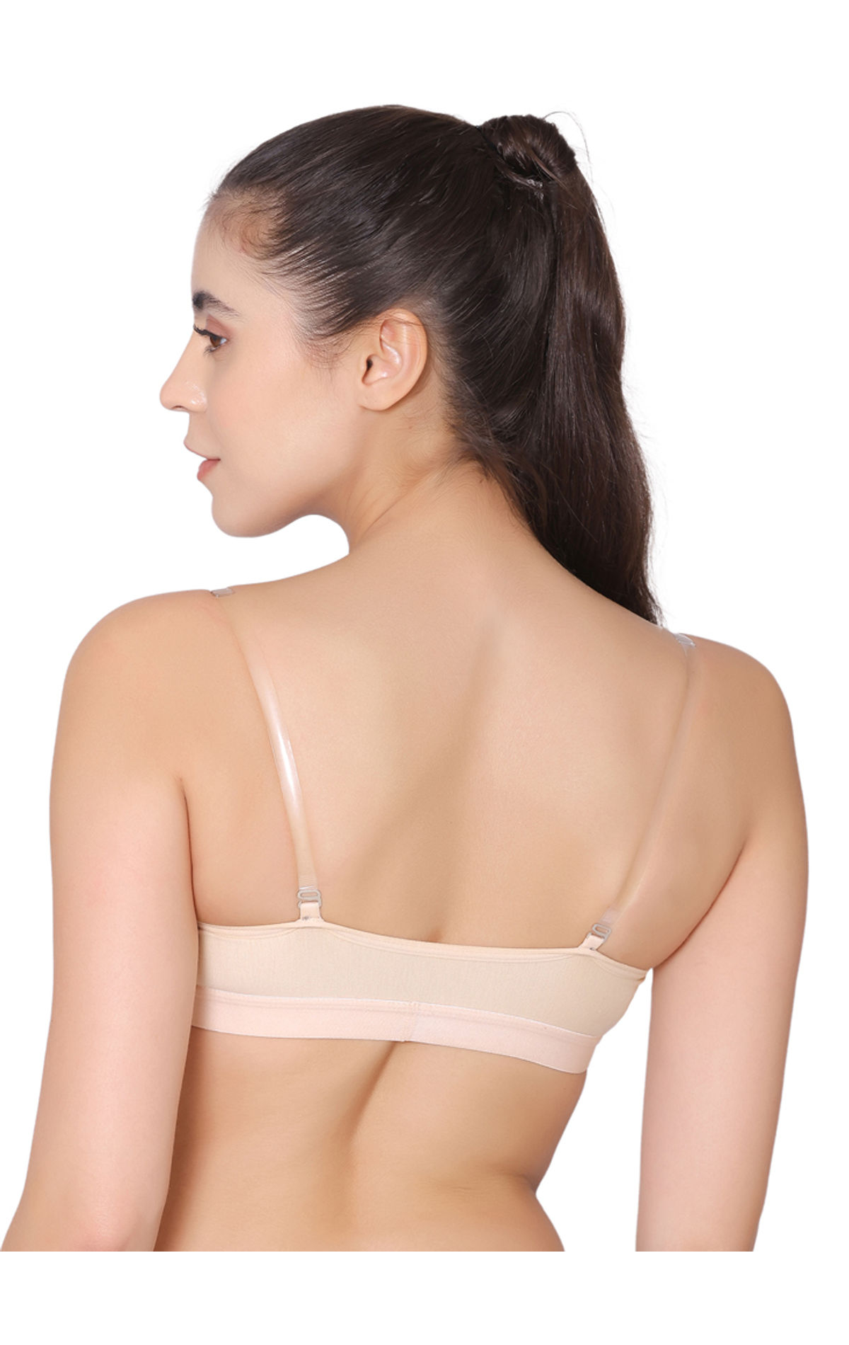 Bodycare Wire Free, Seamless Padded Sports Bra -1606-skin