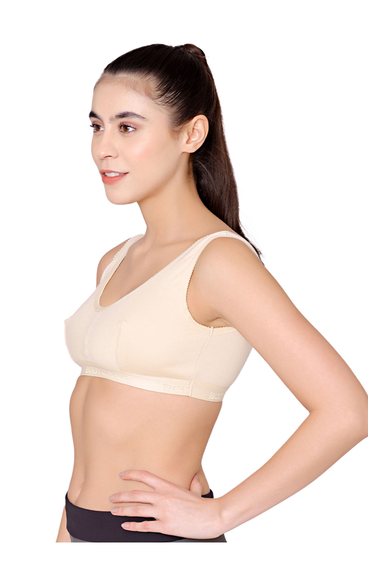 BODYCARE Bra-SH-ES-S with Elastic Straps (38D,Skin) in Delhi at