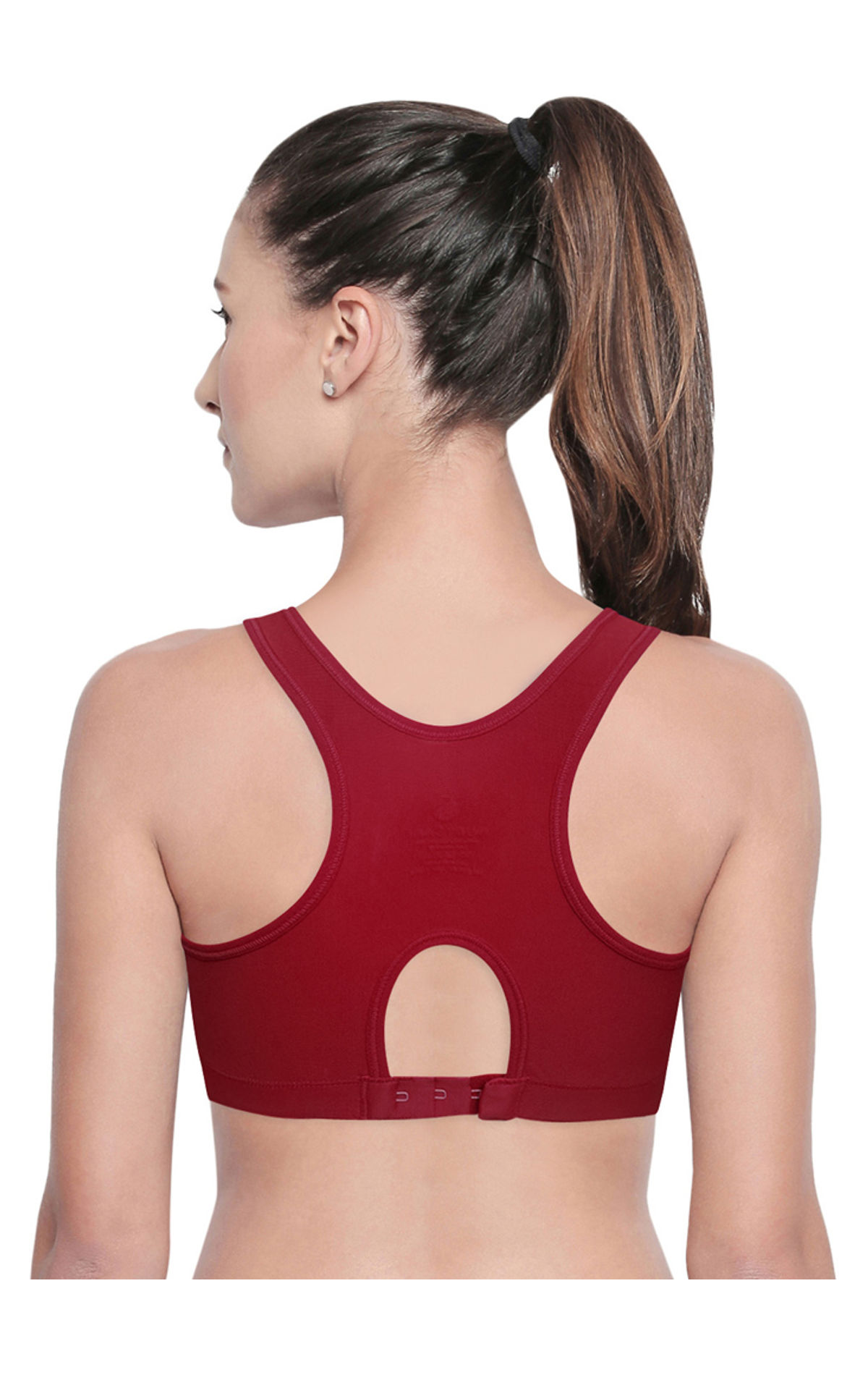BODYCARE 1612 Cotton Full Coverage Seamless Racerback Sports Bra (Red) in  Ghaziabad at best price by Mangali Hosiery - Justdial
