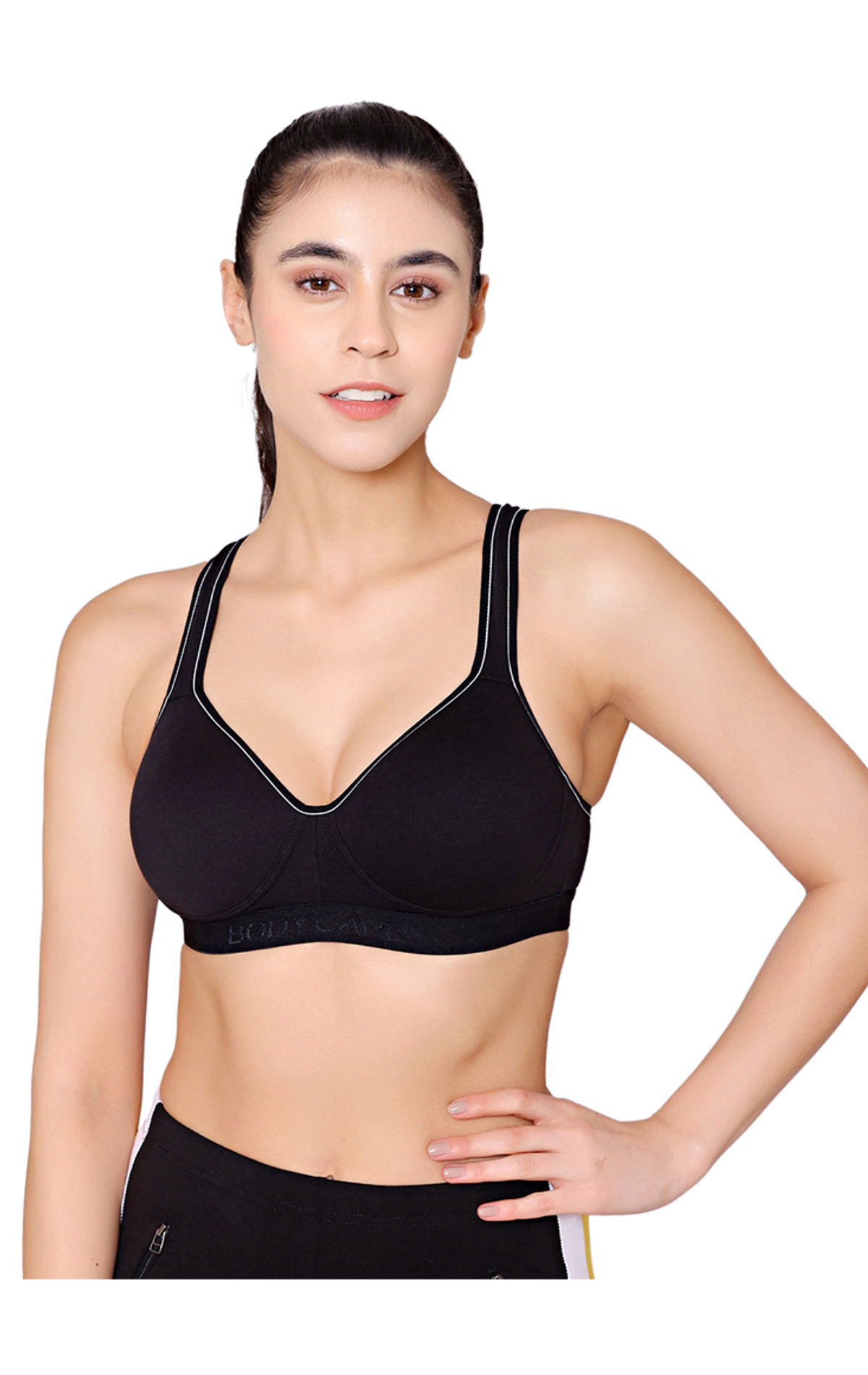 Girls Adjustable Strap Training Sports Cotton Spandex Bra For Tweens Or  Teens