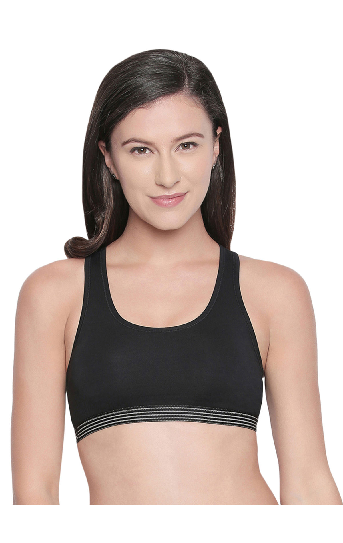 Buy Bodycare Racerback Solid Color Pack of 2 Sports Bra-E1612 - Multi-Color  online