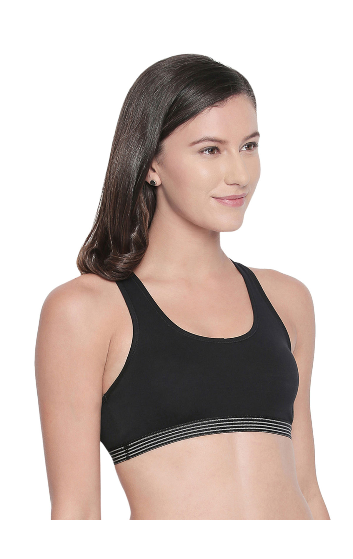 BodyCare Sportsbracomboe1608bsw Women Sports Non Padded Bra - Buy  Black-Skin-White BodyCare Sportsbracomboe1608bsw Women Sports Non Padded Bra  Online at Best Prices in India