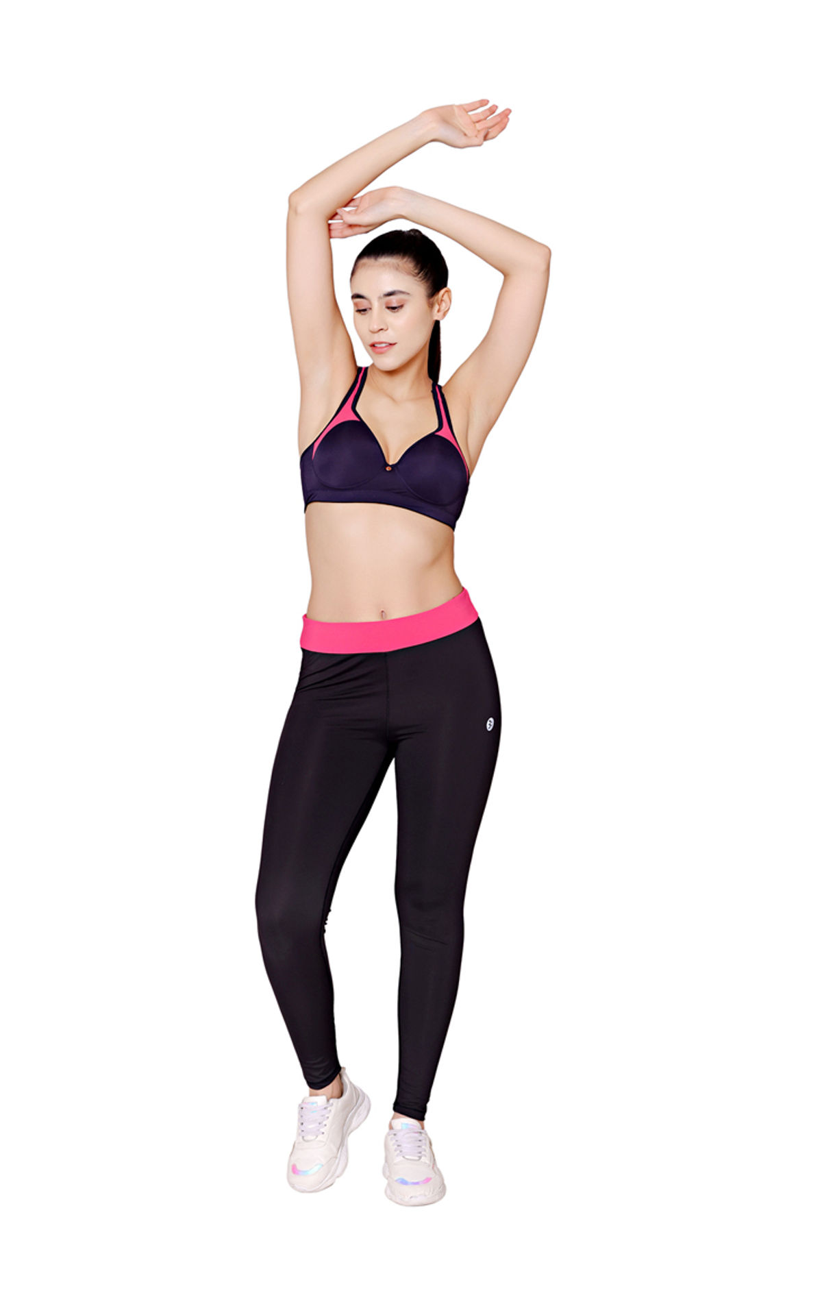 Polyamide Women's Sports Bra Mid Impact Yoga Bra Padded Running Bra, Plain  at Rs 190/piece in New Delhi