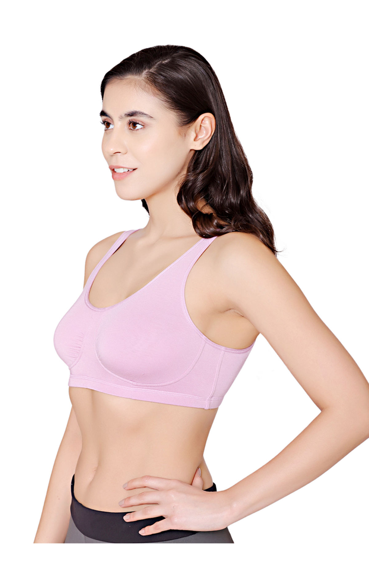 Buy Bodycare modal spandex wirefree broad straps soft cup sleep bra-1625SKY  Online at Best Prices in India - JioMart.