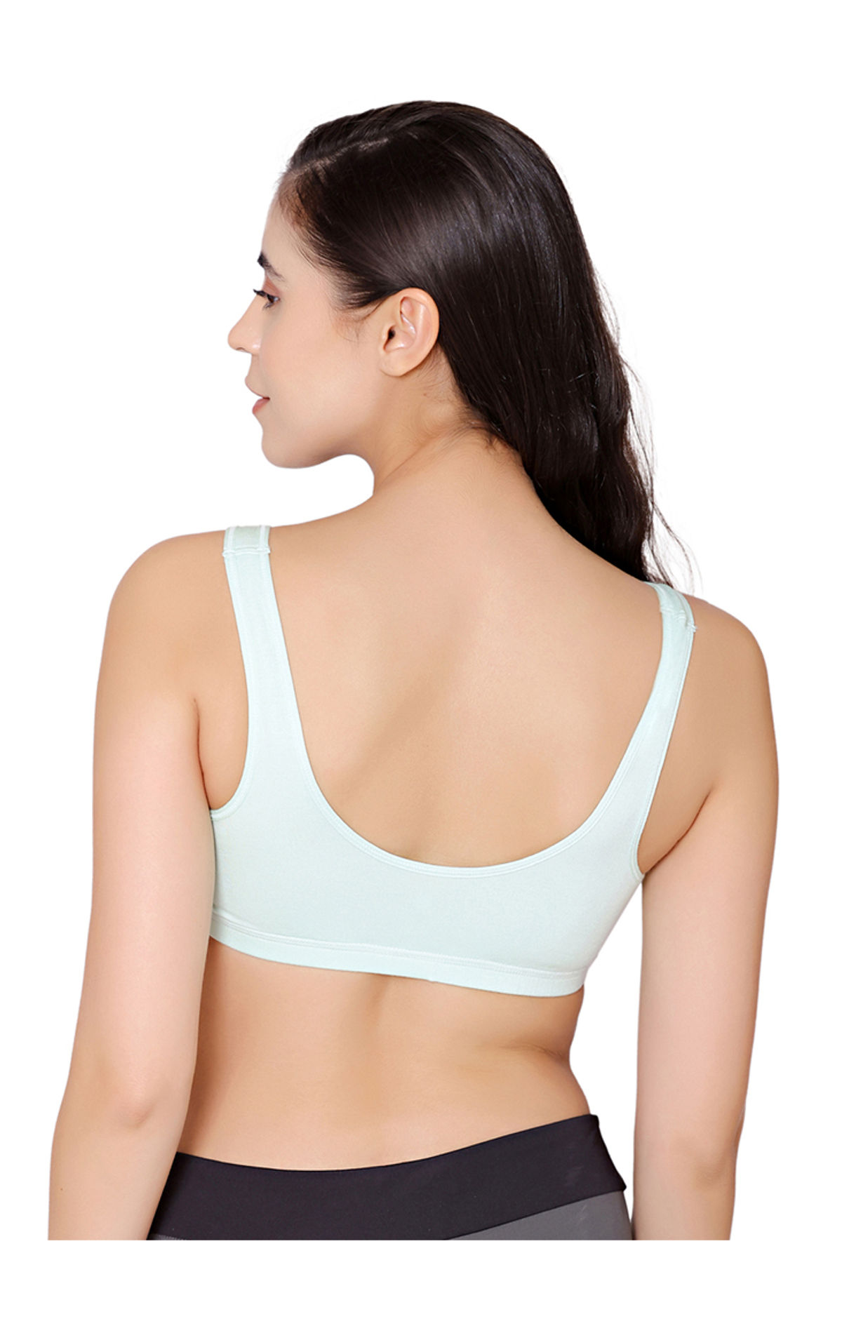 Bodycare modal spandex wirefree broad straps soft cup sleep bra