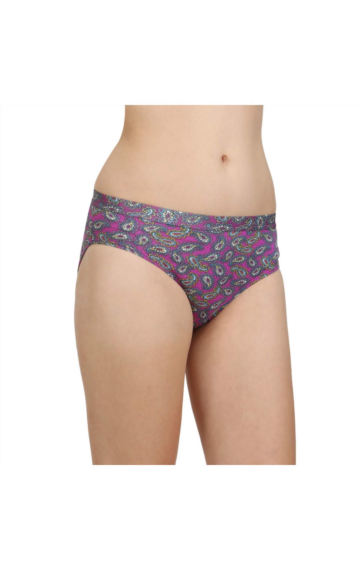 Pack Of 3 Bodycare Premium Printed Cotton Briefs In Assorted Colors, 3700-d