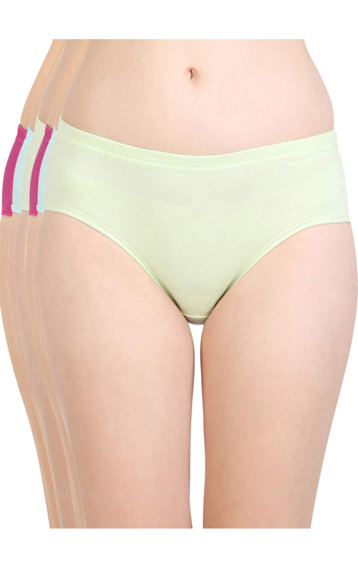 Bodycare 100 Cotton Classic Panties In Assorted Colors, 2c