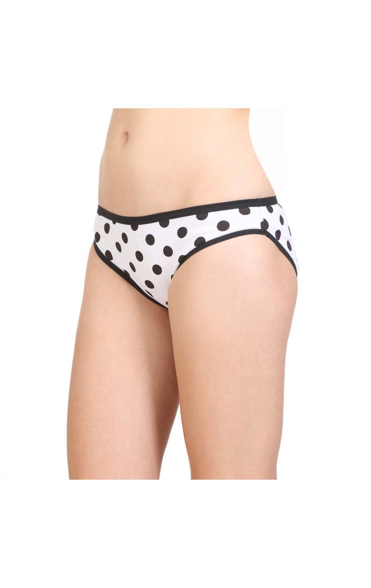 Buy BODYCARE Women's Cotton High Cut Briefs (Pack of 3) Assorted_L at