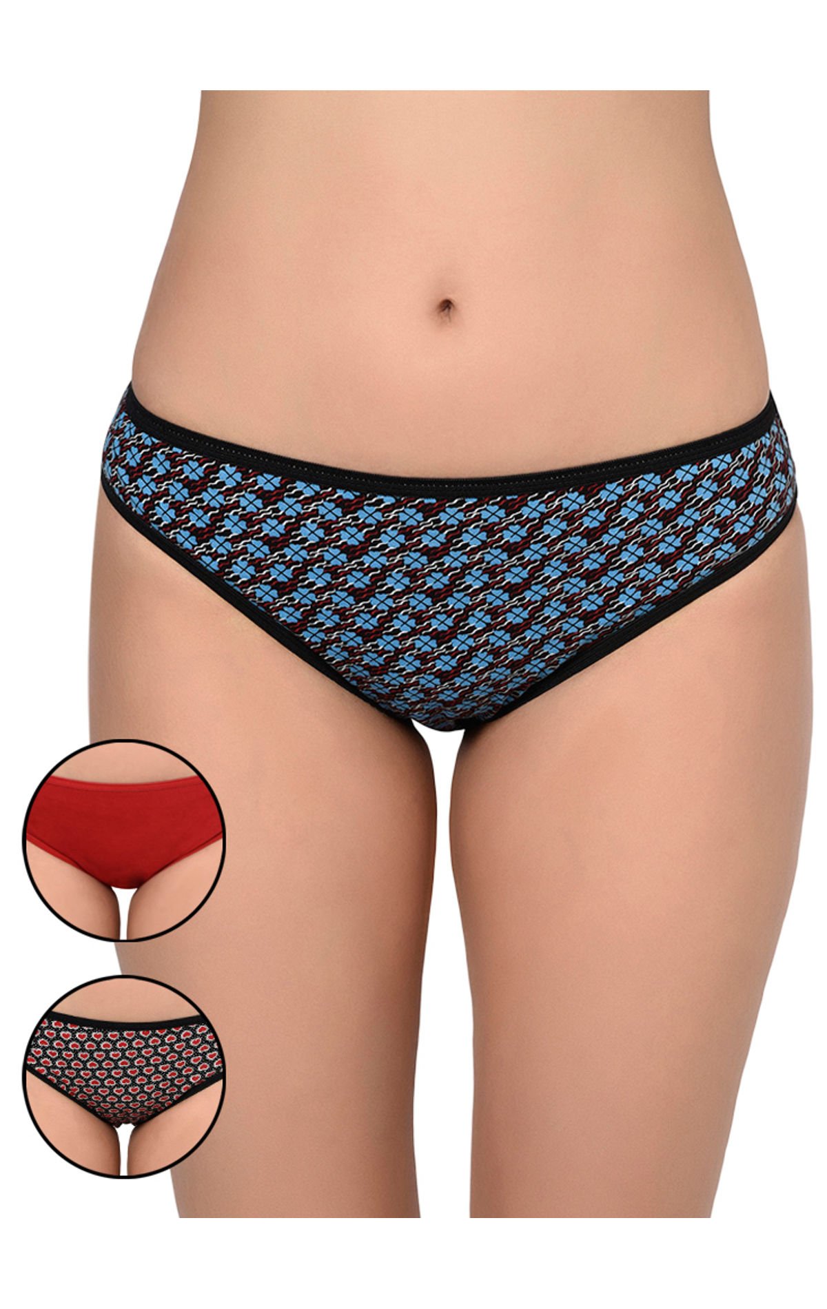 pack of 3 hipster panty