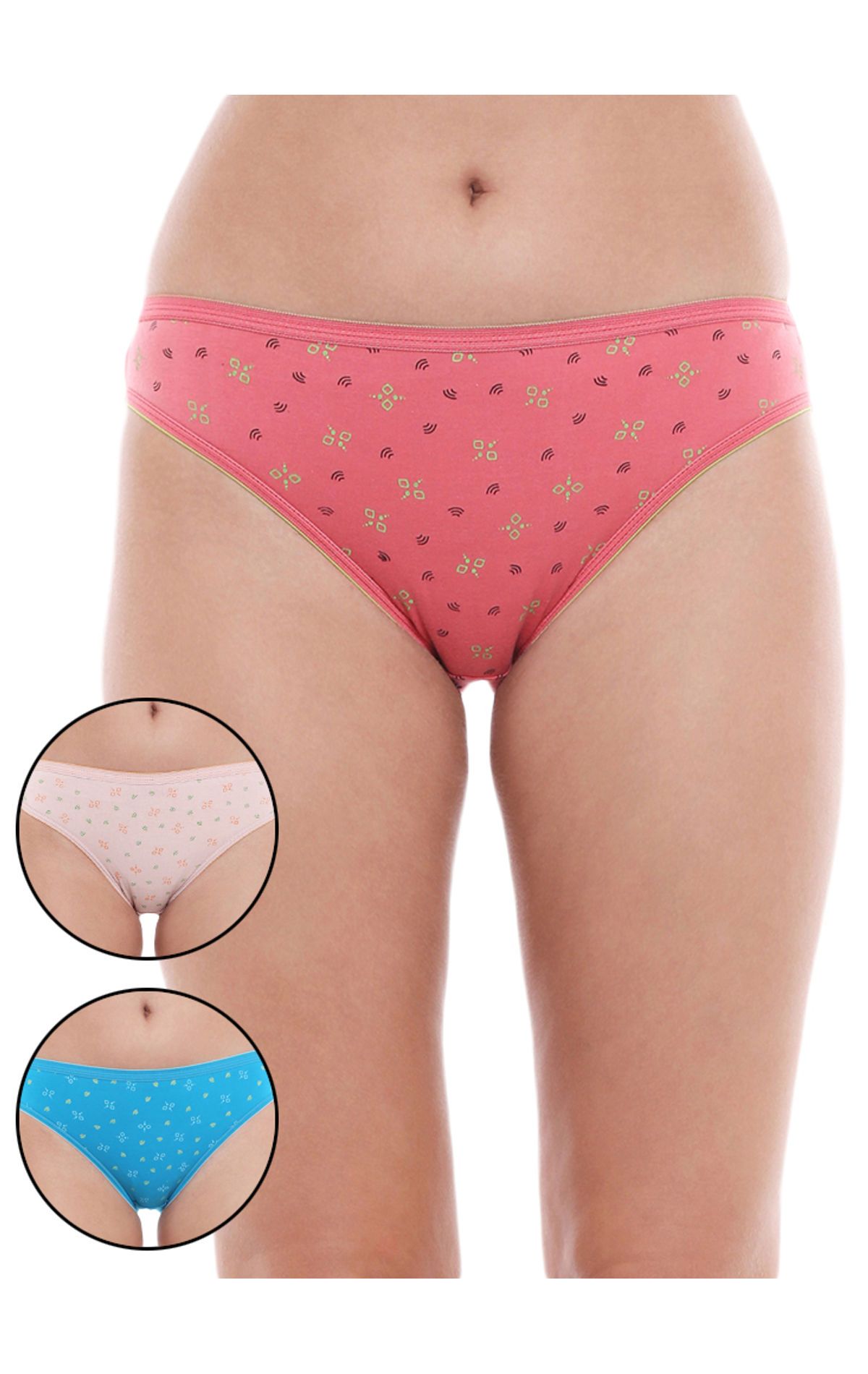 Buy Multicolour Panties for Women by BODYCARE Online