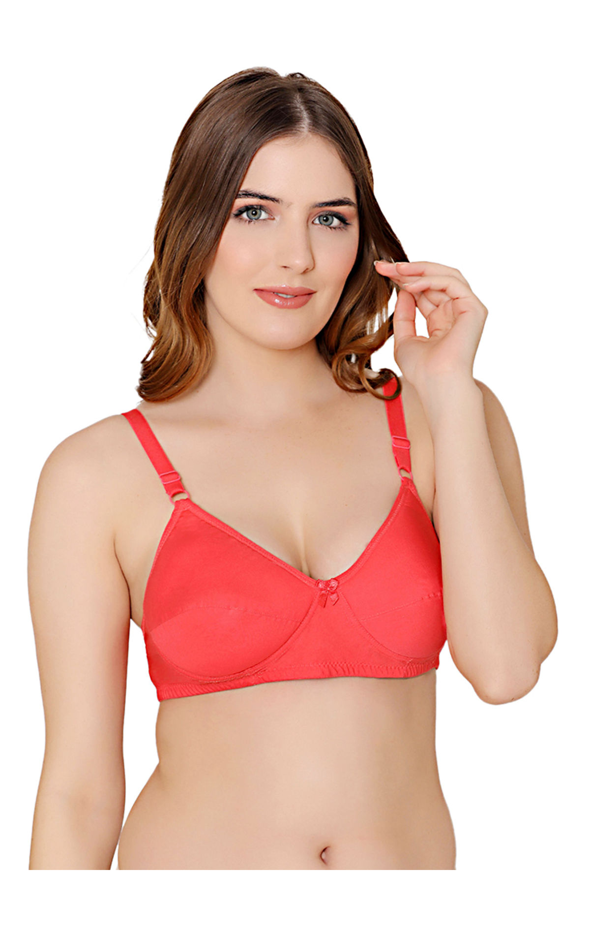 Buy Bodycare cotton wirefree adjustable straps soft cup padded Bra