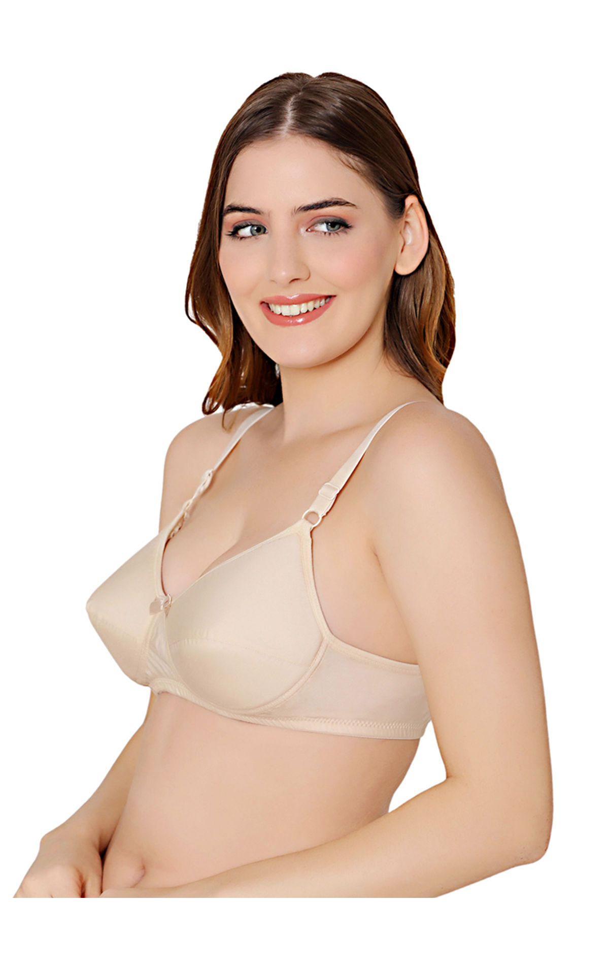 2-pack Padded Soft-cup Cotton Bras