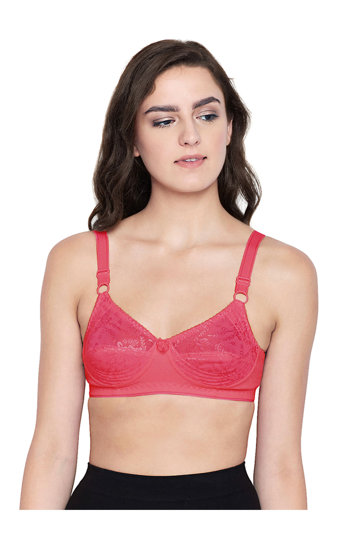 Cotton Non-Padded Ladies Red Bra Panty Set at Rs 399/pack in Noida