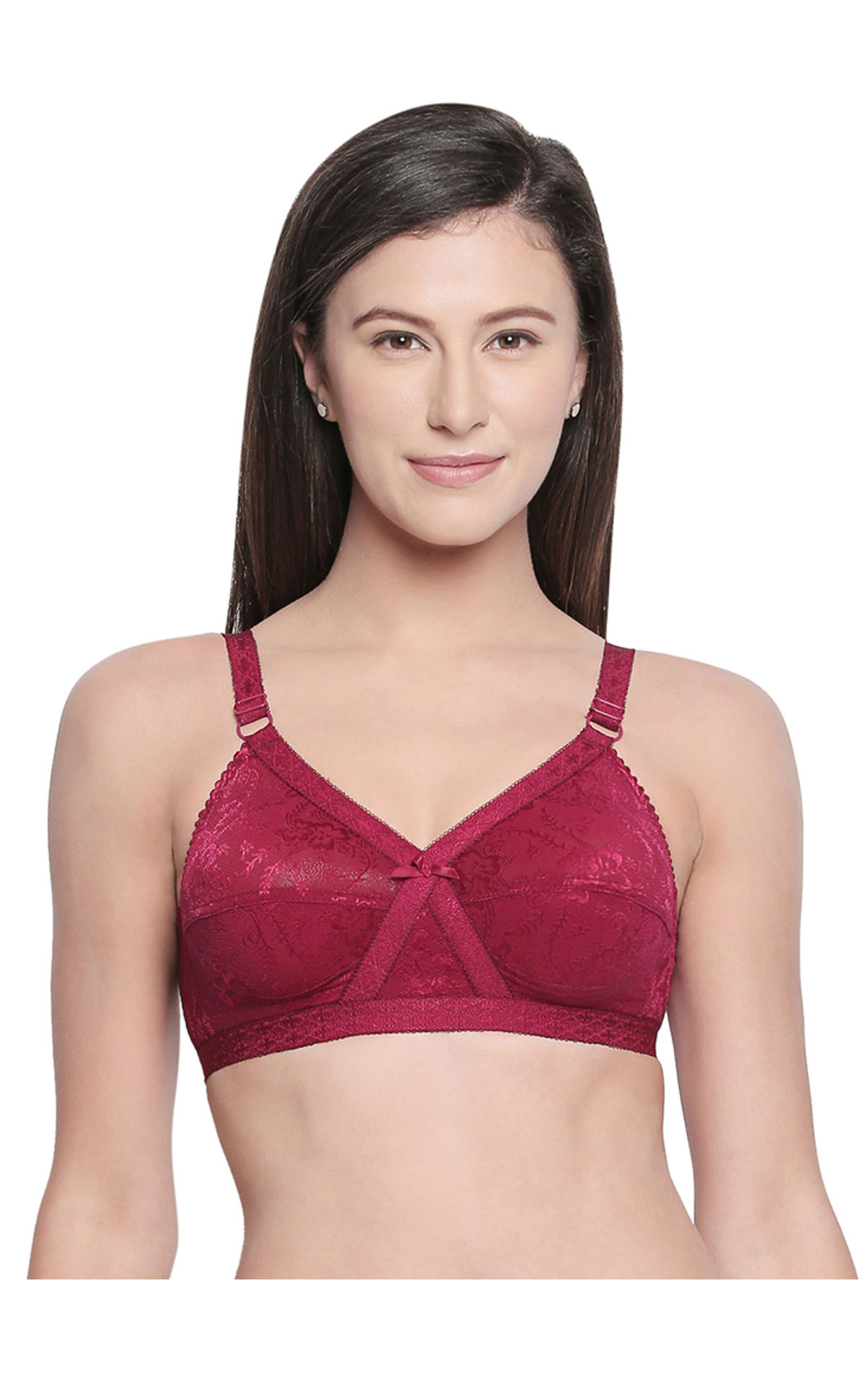 BODYCARE Cotton Full Coverage 5583Meh B-C-D Cup Bra (Maroon) in