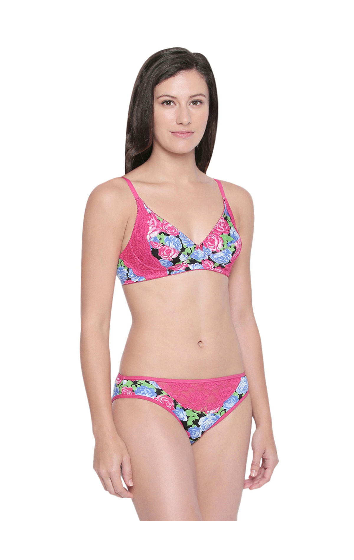 Bodycare Bridal Rani Bra Panty Printed Lingerie Set - 6420-ra