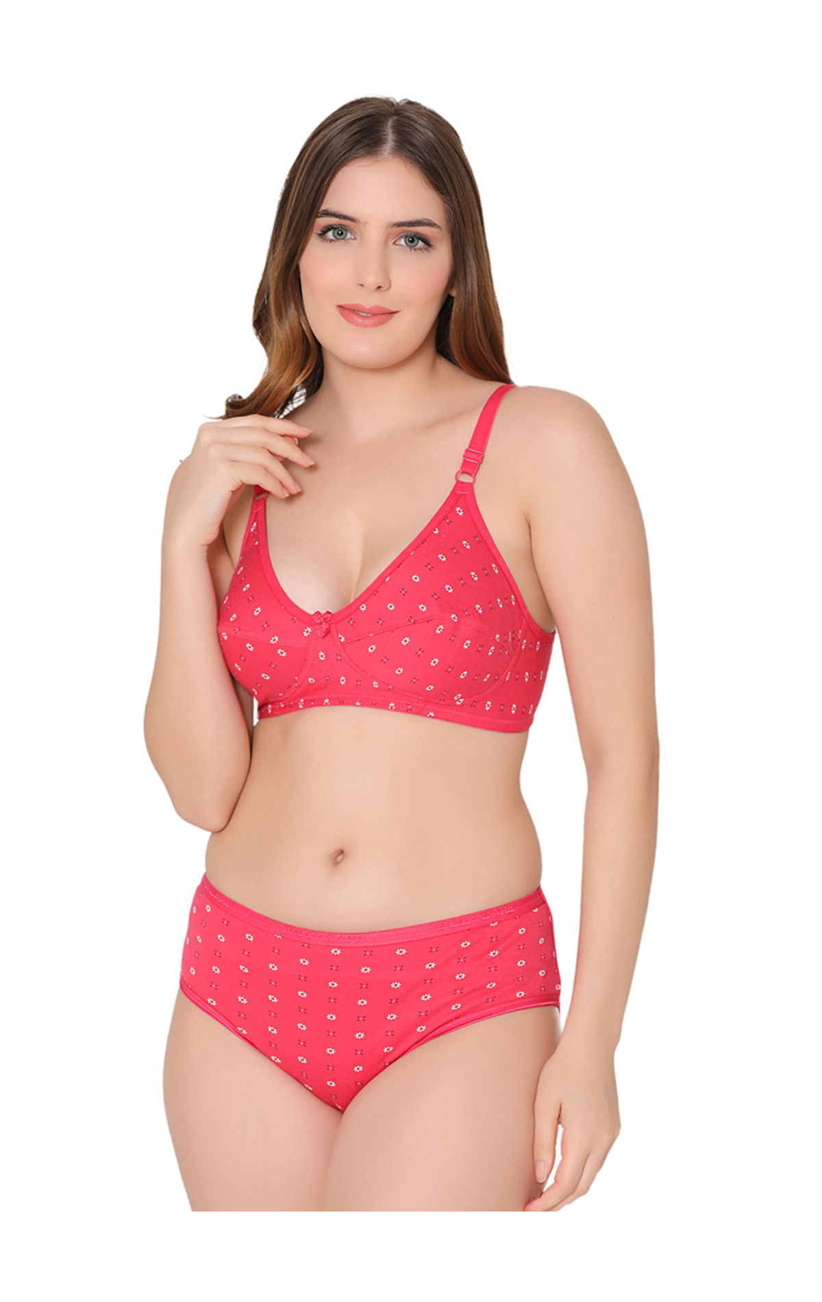 Bodycare Bridal Rani Bra Panty Printed Lingerie Set - 6420-ra