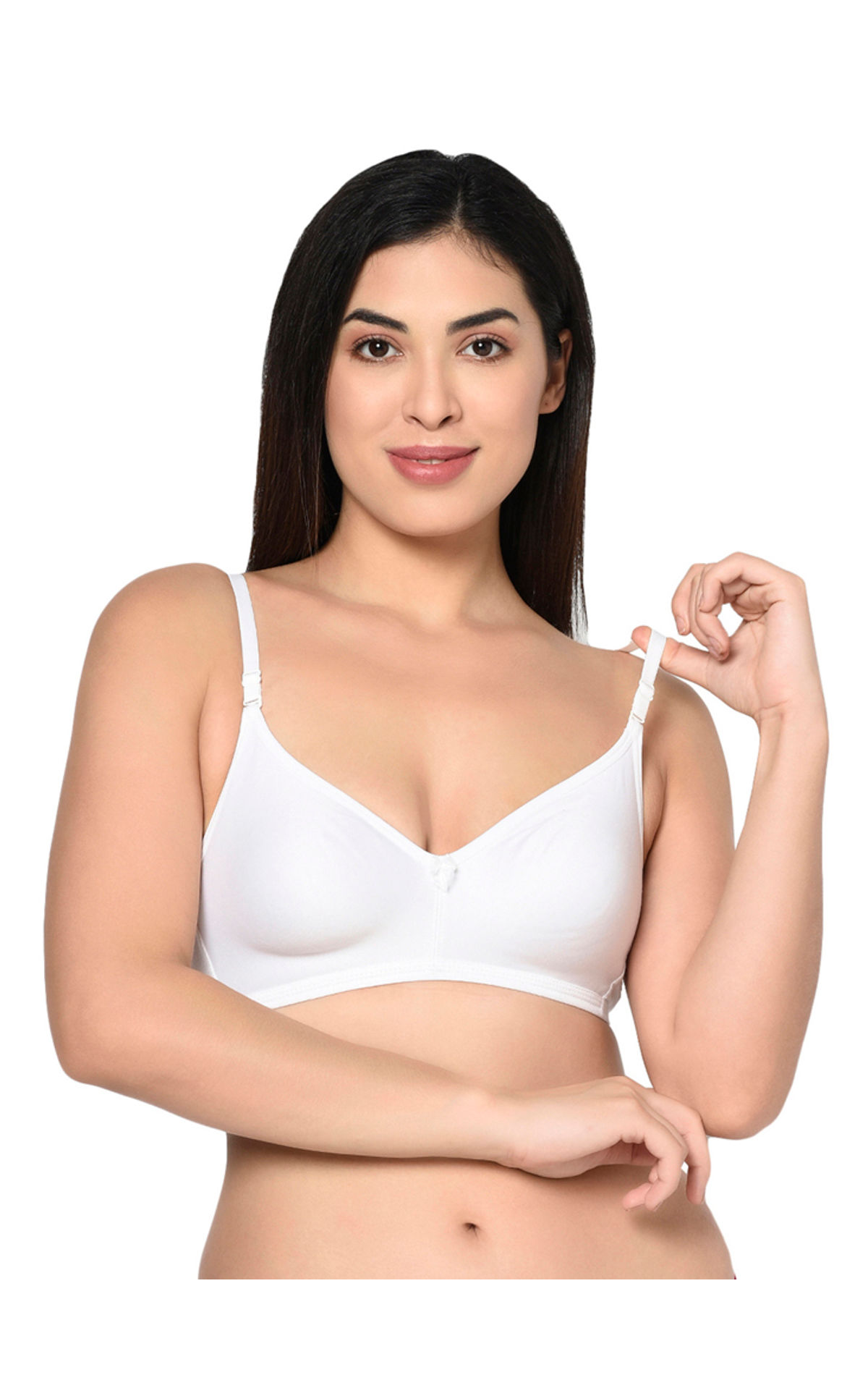 Bodycare Seamless, Non Padded Bra-6504-white, 6504-white