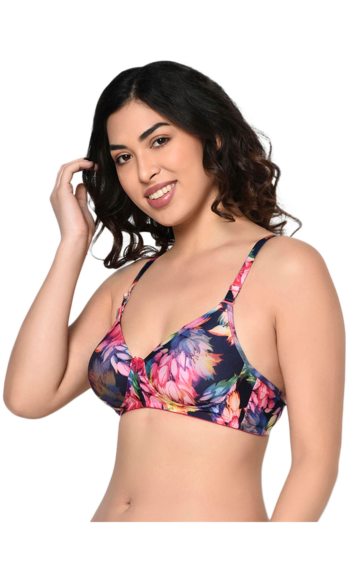 Bodycare Printed Non Padded, Assorted Bra-1571