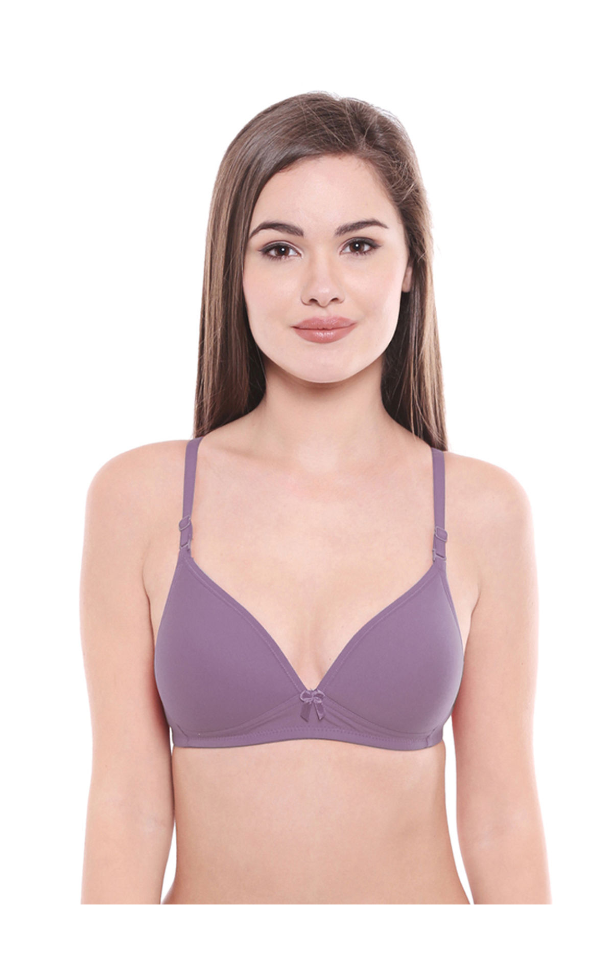 Bodycare Seamed, Non Padded Bra-1560-Sky