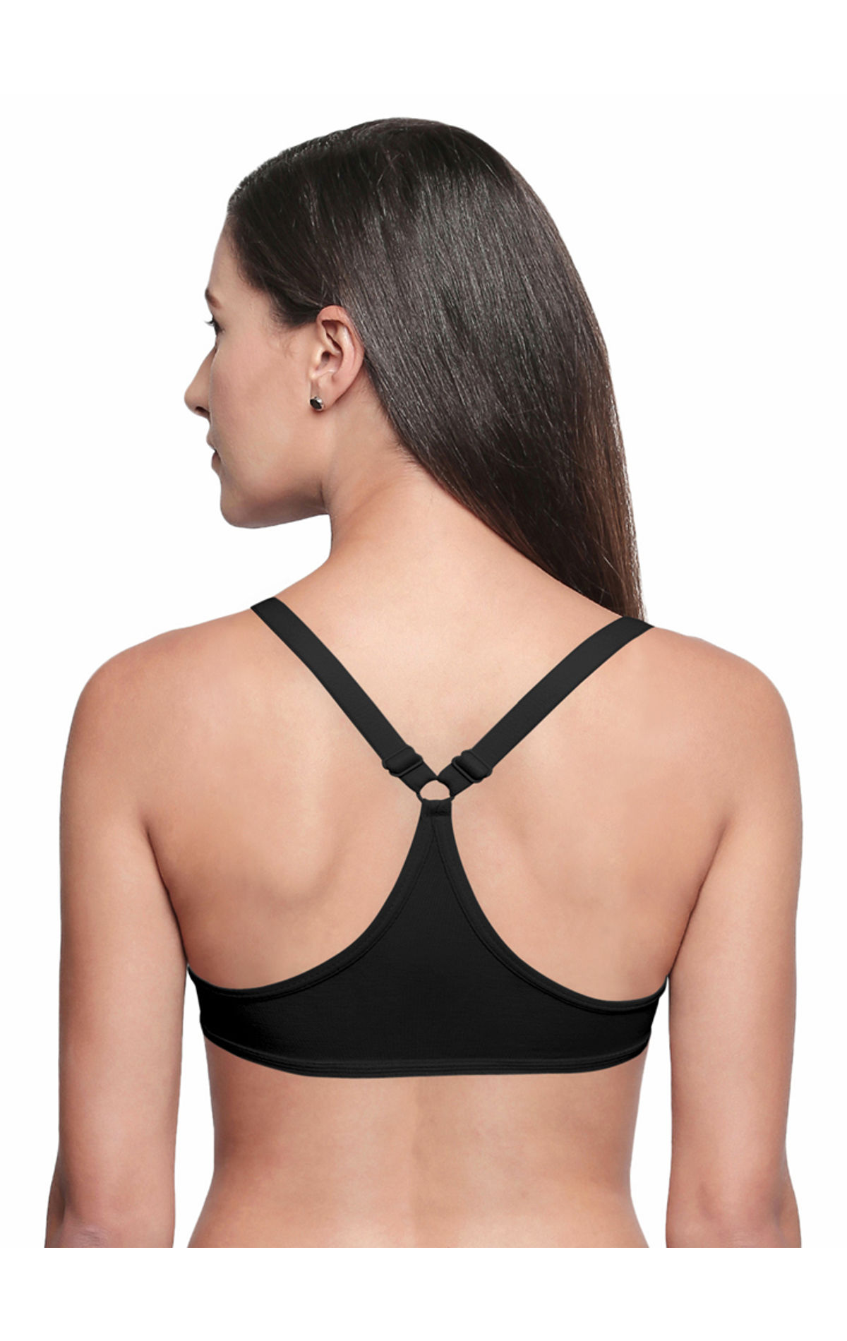 BODYCARE 1616 Cotton, Spandex Full Coverage Seamless Racerback Sports Bra  (Black) in Bangalore at best price by Shree Radhe Baby Shop - Justdial