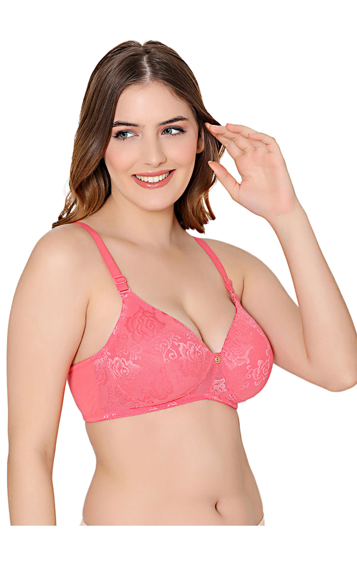 NYKAA PADDED BRA WIREFREE NYB227 :: PANERI EMBROIDERY